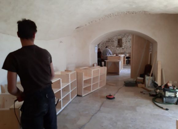 Les travaux avancent ! Les travaux avancent !