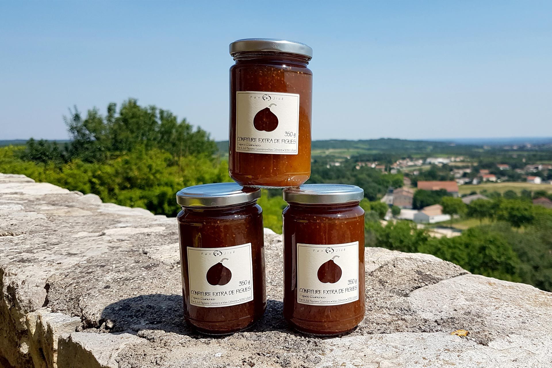 Confiture figue blanche - Maison de la Figue