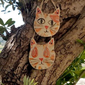 Tête de chat à suspendre
