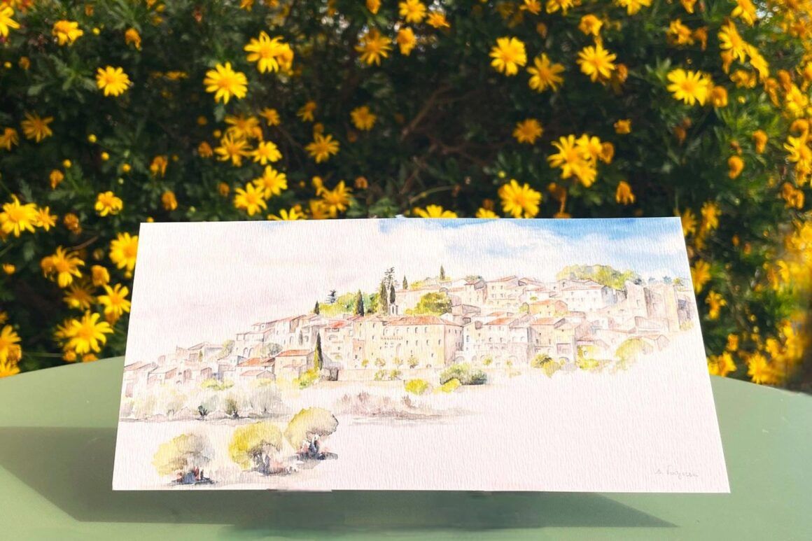 Carte postale aquarelle