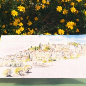 Carte postale aquarelle